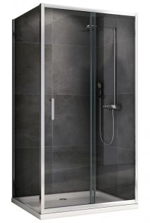 Душевой уголок ABBER Schwarzer Diamant AG301505-S505 150x50см хром